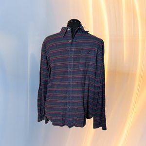Jachs Charcoal Plaid Flannel Work Shirt